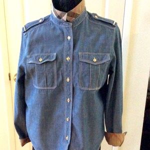❤️ Ladies Burberry Brit Denim Shirt ❤️